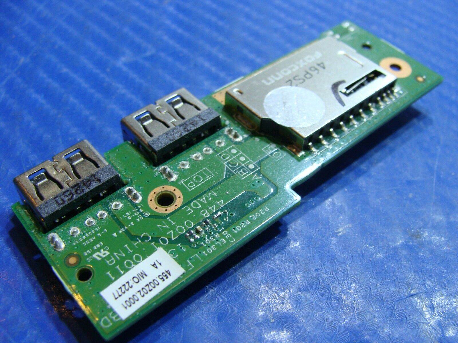 Lenovo Flex 2-15 20405 15.6” OEM USB Card Reader Board 448.00Z01.0011 ER* - Tested Computer Laptop Parts