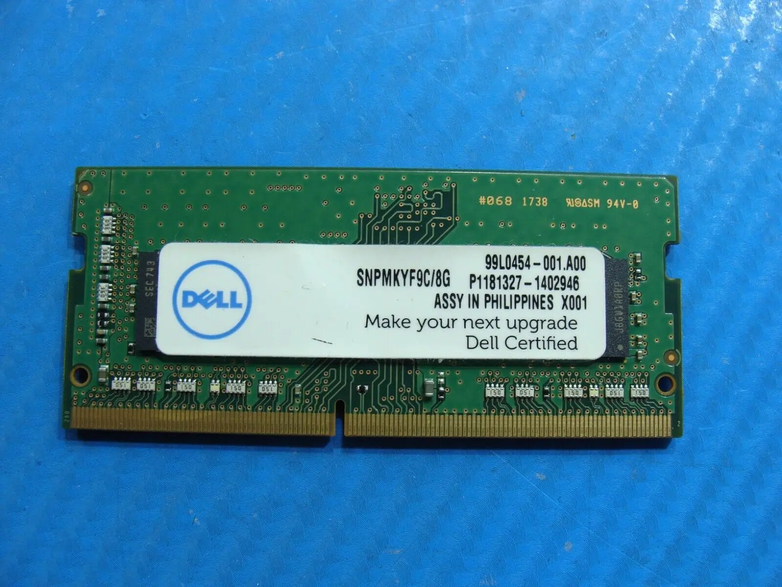 Dell 5580 Samsung 8GB 1Rx8 PC4-2400T Memory RAM SO-DIMM M471A1K43CB1-CRC