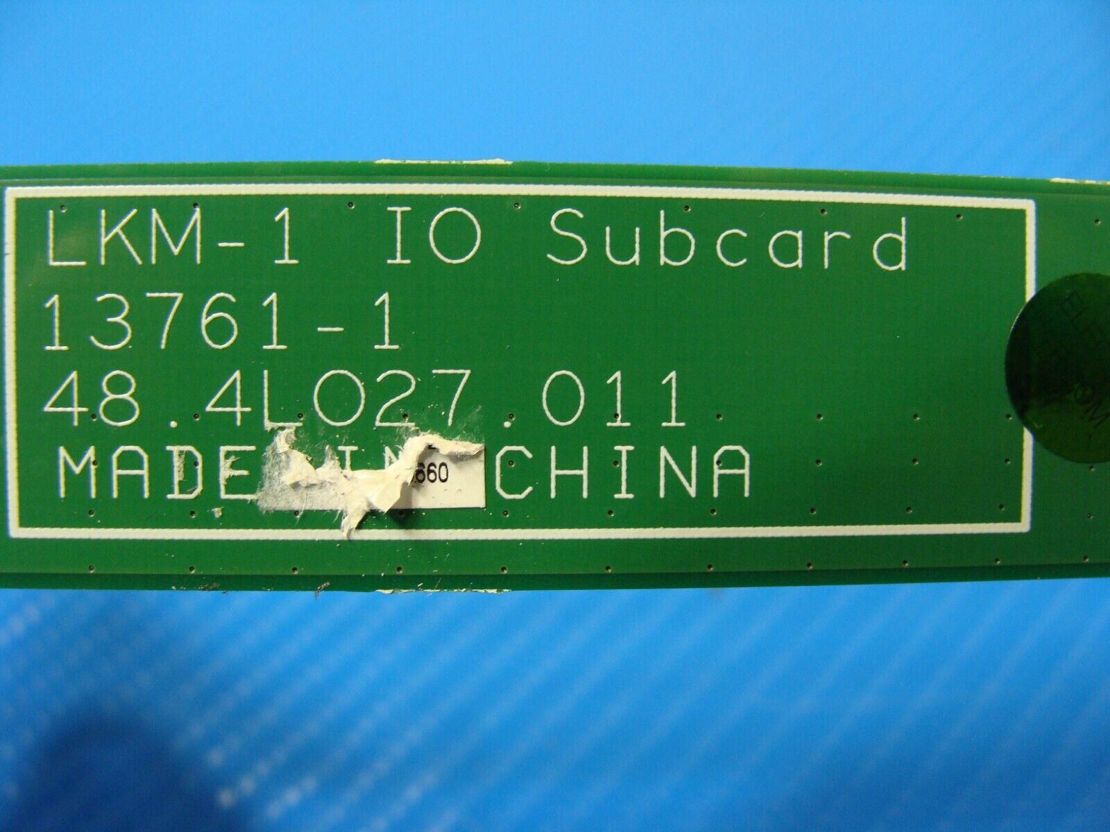 Lenovo ThinkPad 15.6” T540P OEM USB Ethernet Port Board 04X5512 48.4LO27.011