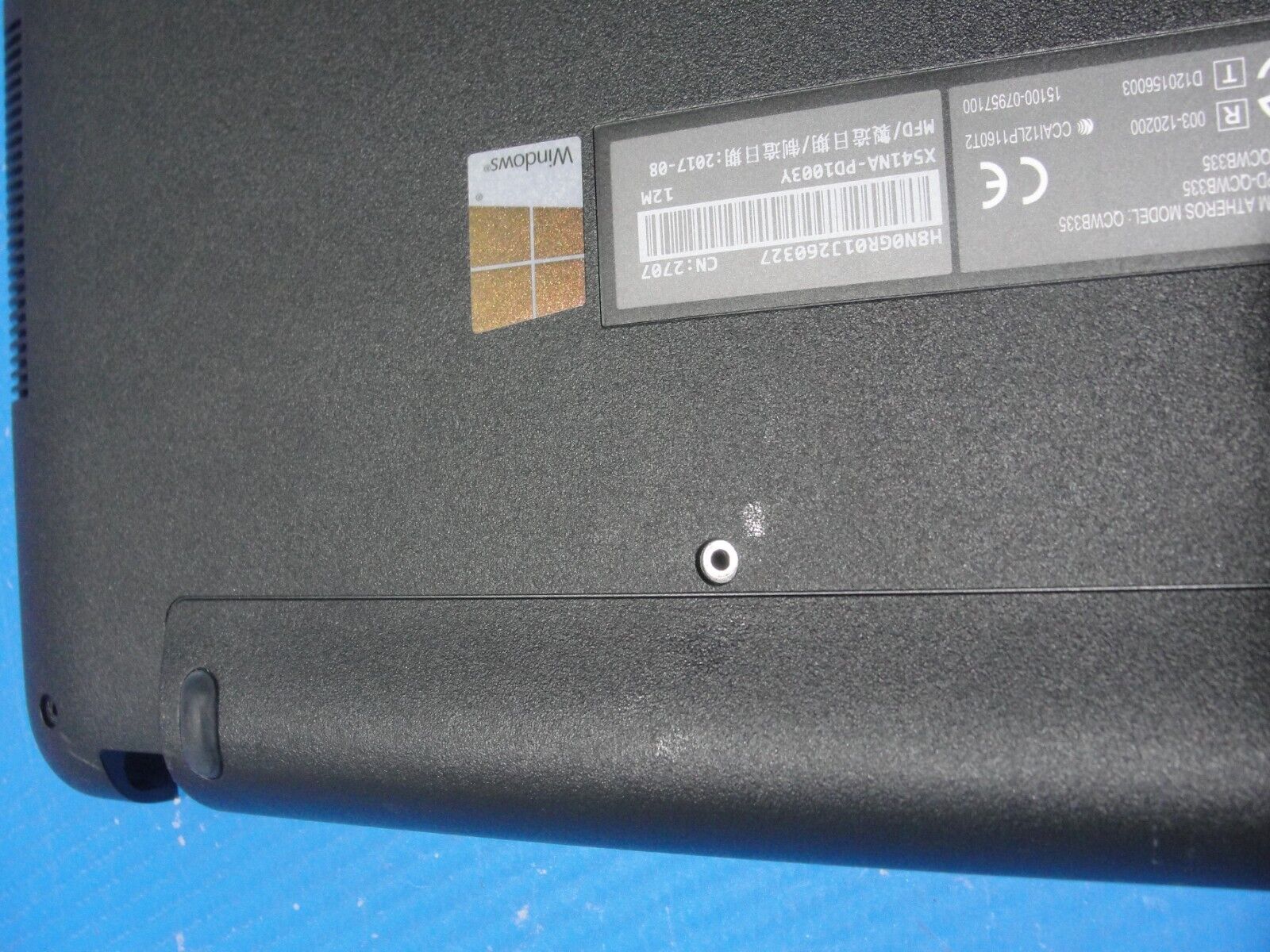 Asus VivoBook X541NA-PD1003Y 15.6