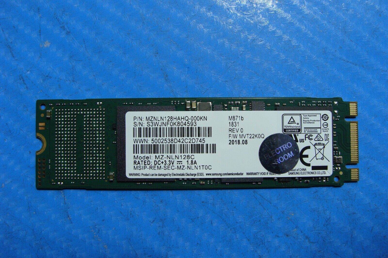Samsung NP750QUA-K01US Samsung 128GB M.2 SATA SSD MZNLN128HAHQ-000KN - Tested Computer Laptop Parts