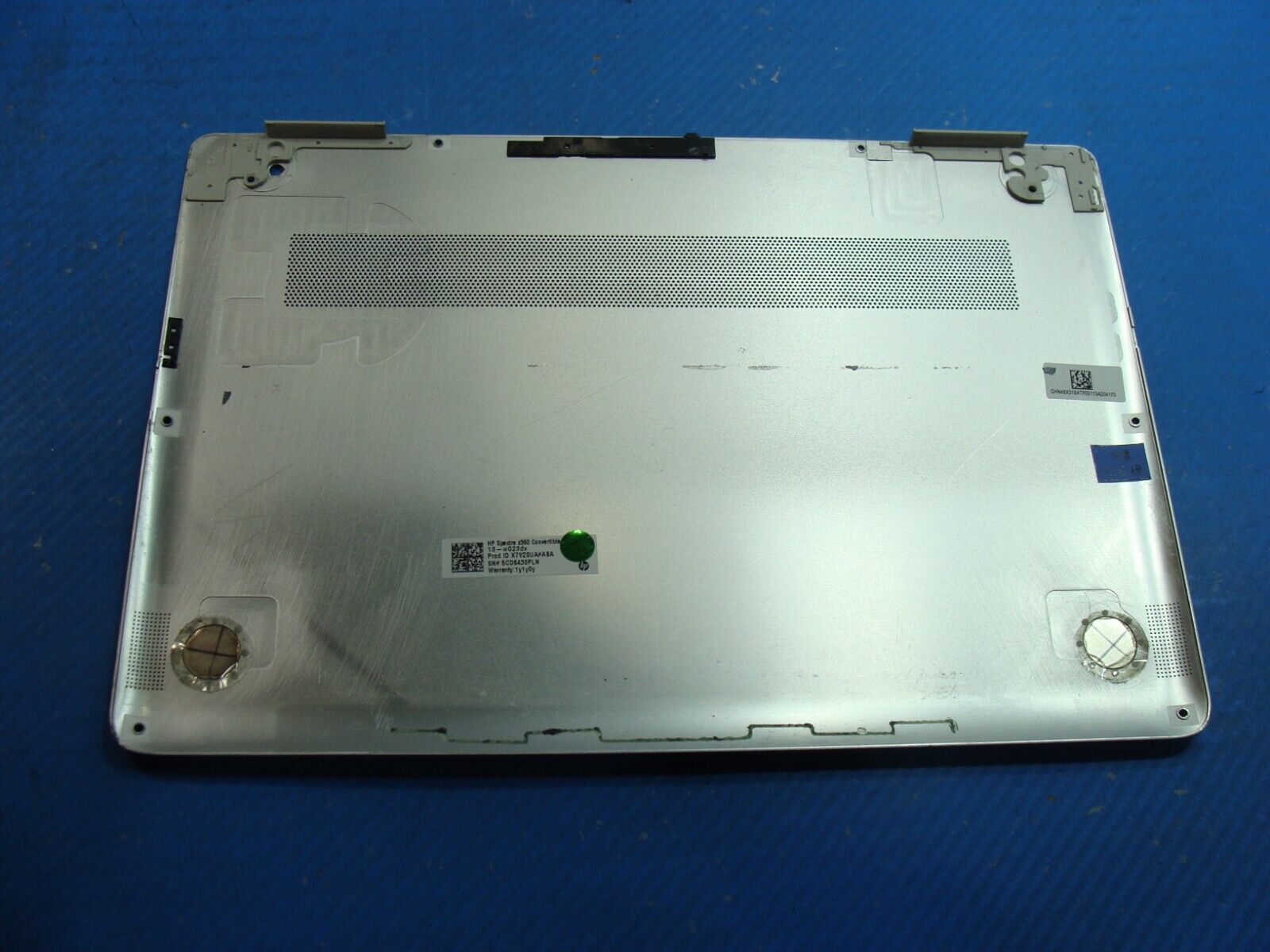 HP Spectre x360 13-w023dx 13.3 OEM Bottom Case Base Cover Silver 4BX31BATP00