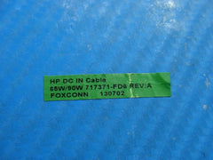 HP Envy m6-k025dx 15.6" Genuine Laptop DC in Power Jack w/Cable 717371-FD6