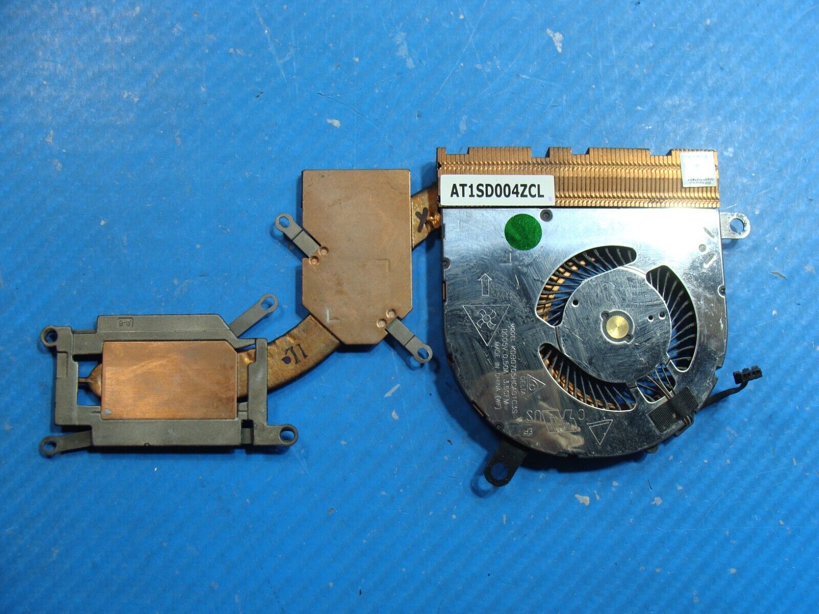 Dell Latitude 14 5480 Genuine CPU Cooling Fan w/Heatsink NV7FD AT1SD004ZCL