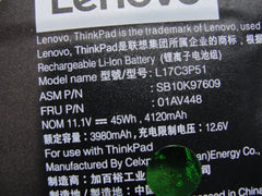 Lenovo ThinkPad E480 14" Battery 11.1V 45Wh 4120mAh L17C3P51 01AV448