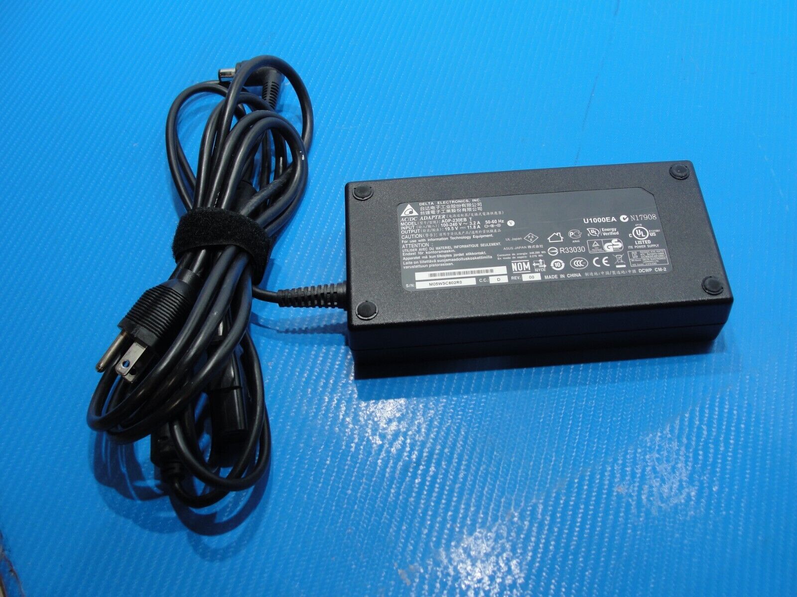 Genuine Delta AC Power Adapter Charger 19.5V 11.8A 230W ADP-230EBT  ASUS G750