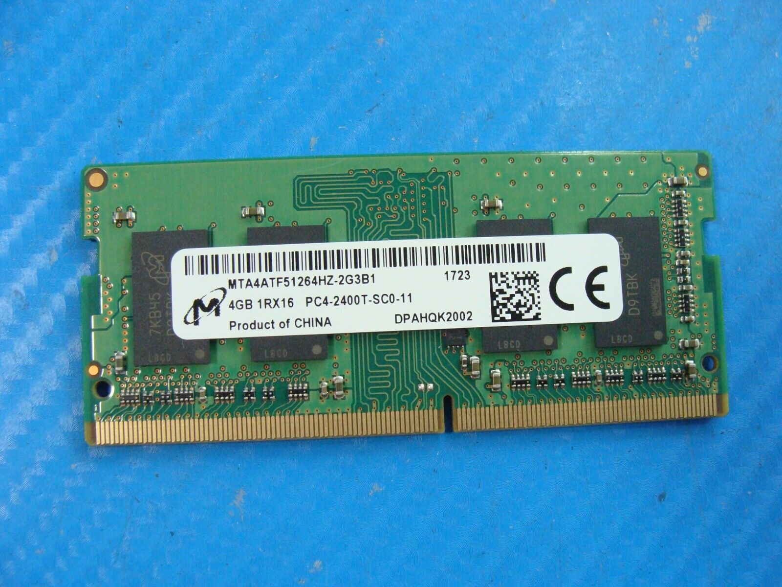 HP 255 G6 So-Dimm Micron 4GB 1Rx16 Memory RAM PC4-2400T MTA4ATF51264HZ-2G3B1