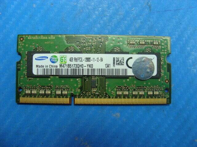 Sager P150SM Laptop Samsung 4GB Memory PC3L-12800S-11-12-B4 M471B5173QH0-YK0 - Tested Computer Laptop Parts