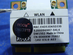 Dell Inspiron N5050 15.6" Genuine Laptop WiFi Wireless Card D006W AR5B95 ER* - Laptop Parts - Buy Authentic Computer Parts - Top Seller Ebay
