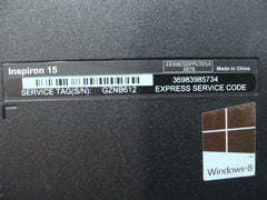 Dell Inspiron 15.6" 15 3542 OEM Bottom Case w/Cover Door PKM2X 460.00H04.0002