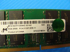 Lenovo X260 So-Dimm Micron 8GB 2Rx8 Memory RAM PC4-2133P MTA16ATF1G64HZ-2G1A2