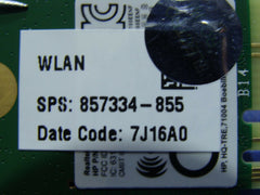 HP 15-ba009dx 15.6" Genuine WiFi Wireless Card 857334-855 843335-002 HP