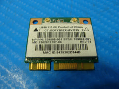 HP Pavilion TS 15-n210dx 15.6" Genuine Wireless Wifi Card 709505-001 709848-001 HP