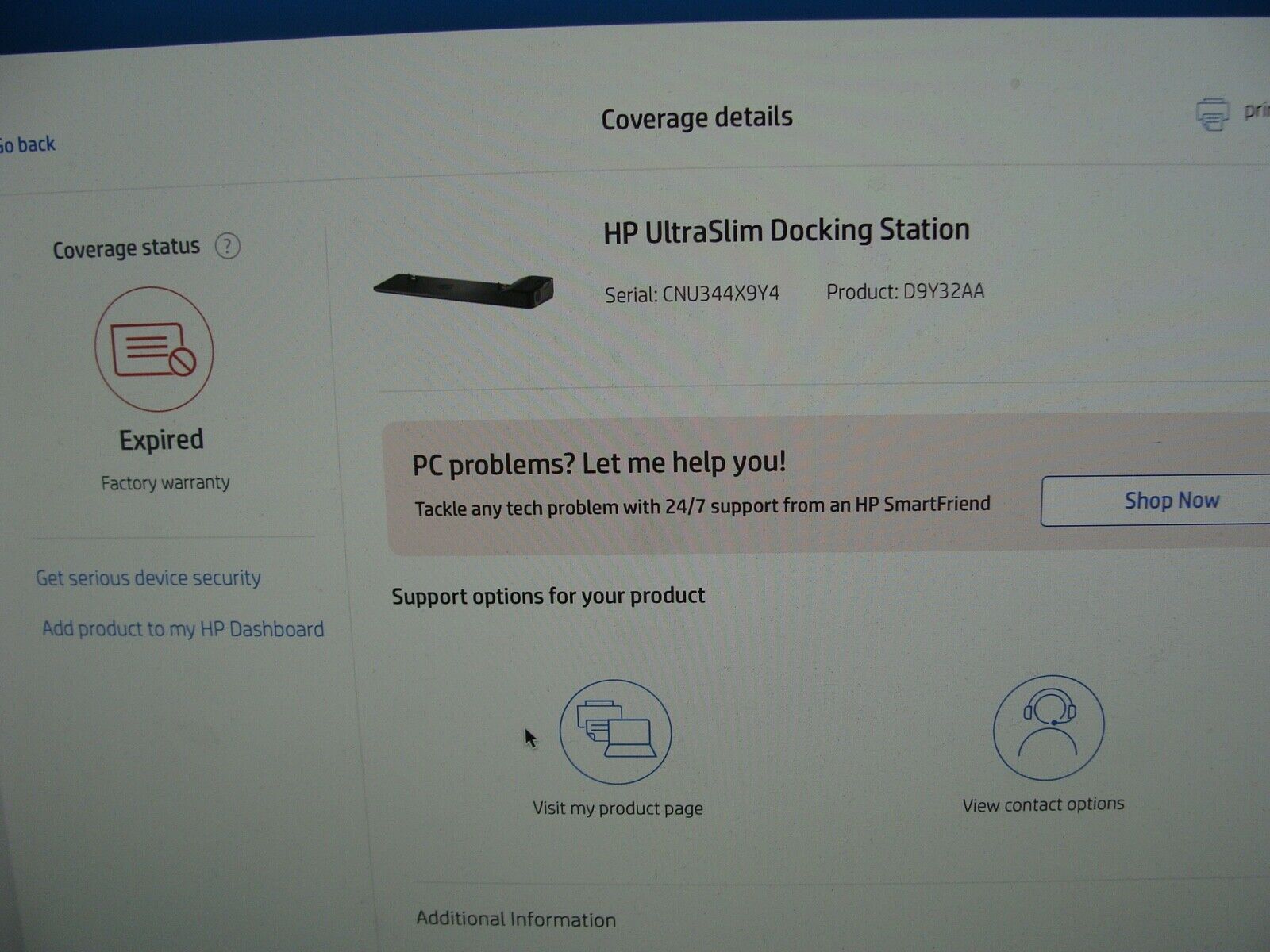 Grab this offer HP UltraSlim Docking Station