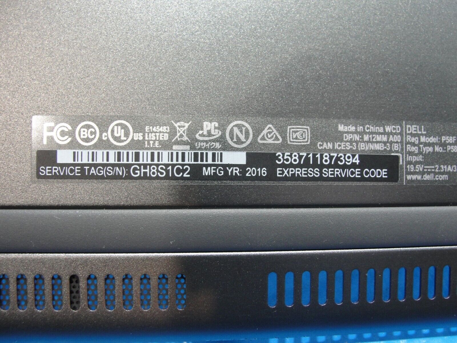 Dell Inspiron 15 7579 15.6