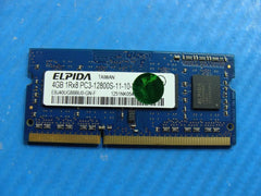 HP 4t-1100 Elpida 4GB 1Rx8 PC3-12800S SoDimm Memory Ram EBJ40UG8BBU0-GN-F - Tested Computer Laptop Parts