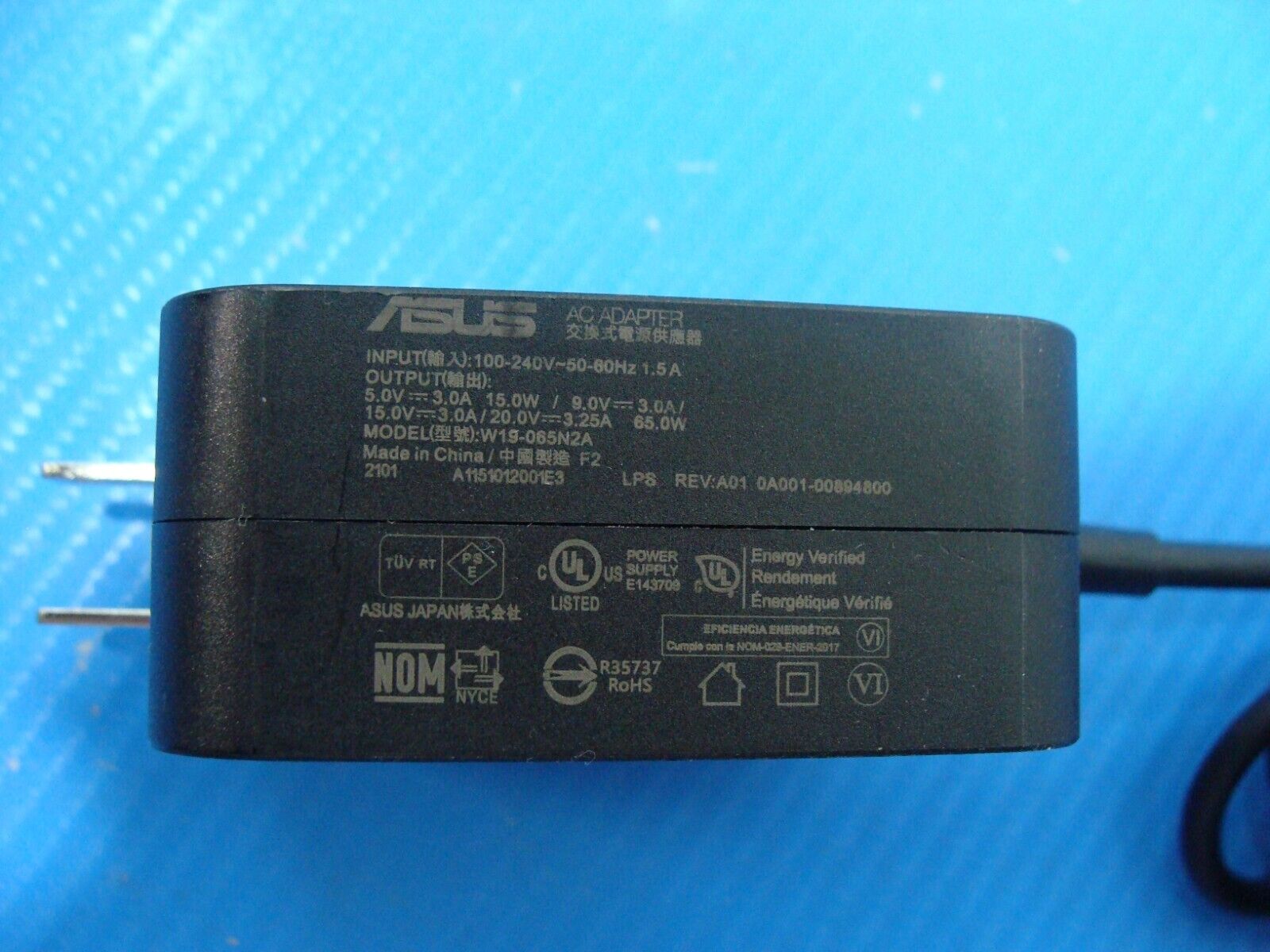 Asus Chromebook CX1500CNA Compatible Laptop Power AC Adapter