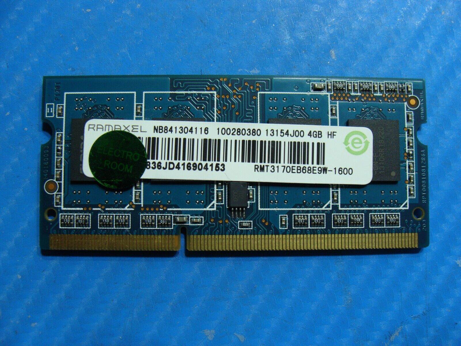 Lenovo Y500 So-Dimm Ramaxel 4GB 1Rx8 Memory RAM RMT3170EB68E9W-1600 - Tested Computer Laptop Parts
