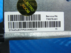 HP Notebook 15-f337wm 15.6" Genuine Laptop CPU Cooling Fan 736278-001 HP