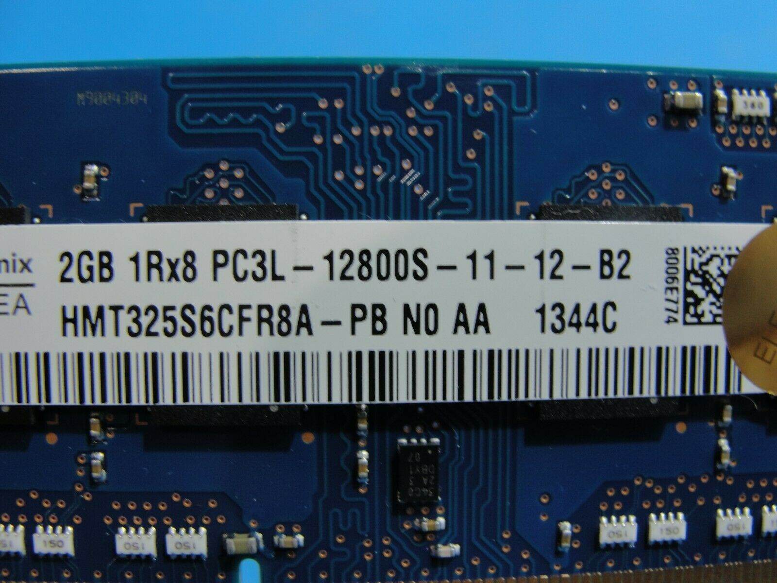 Asus Q301LA-BSI5T17 SK Hynix 2GB Memory PC3L-12800S-11-12-B2 HMT325S6CFR8A-PB - Tested Computer Laptop Parts