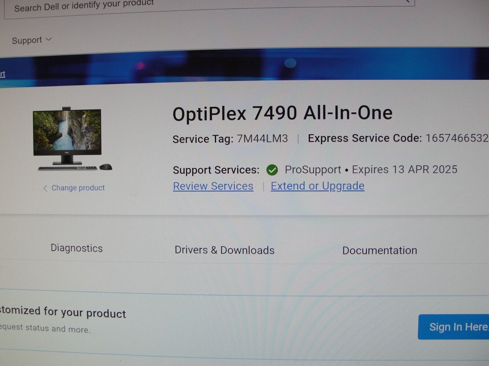 Dell OptiPlex 7400 AIO PC Desktop Intel Core i7-10700 256GB 16GB Win10 WRTY 2025