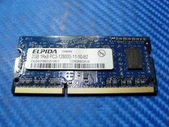MacBook Pro A1278 Elpida 2GB PC3-12800S SO-DIMM Memory RAM EBJ20UF8BDU0-GN-F - Tested Computer Laptop Parts