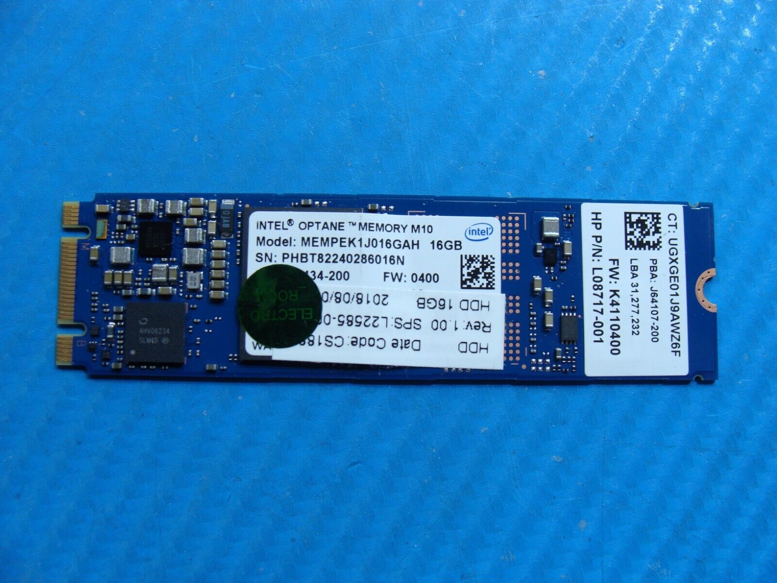 HP 17-by0071cl Intel 16GB SATA M.2 SSD Solid State Drive MEMPEK1J016GAH
