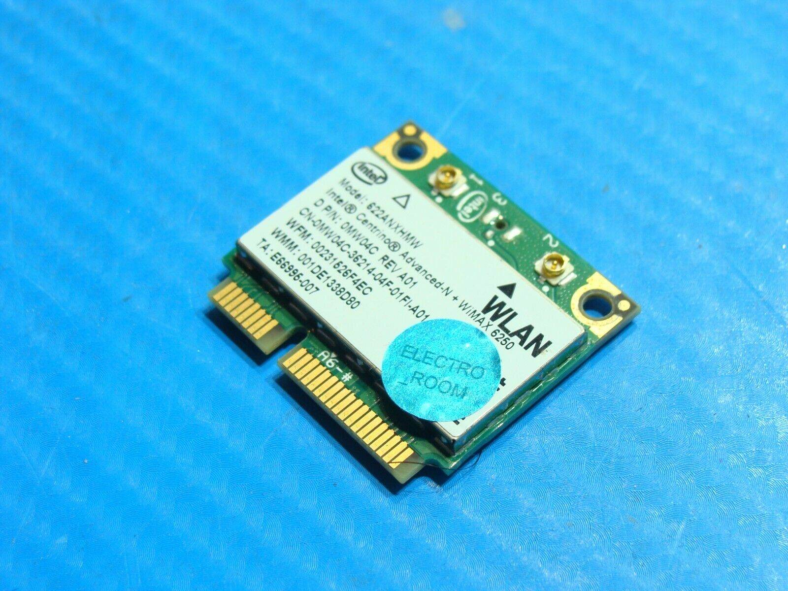 Dell Latitude E6510 15.6” Genuine Laptop Wireless WiFi Card MW04C 622ANXHMW - Tested Computer Laptop Parts