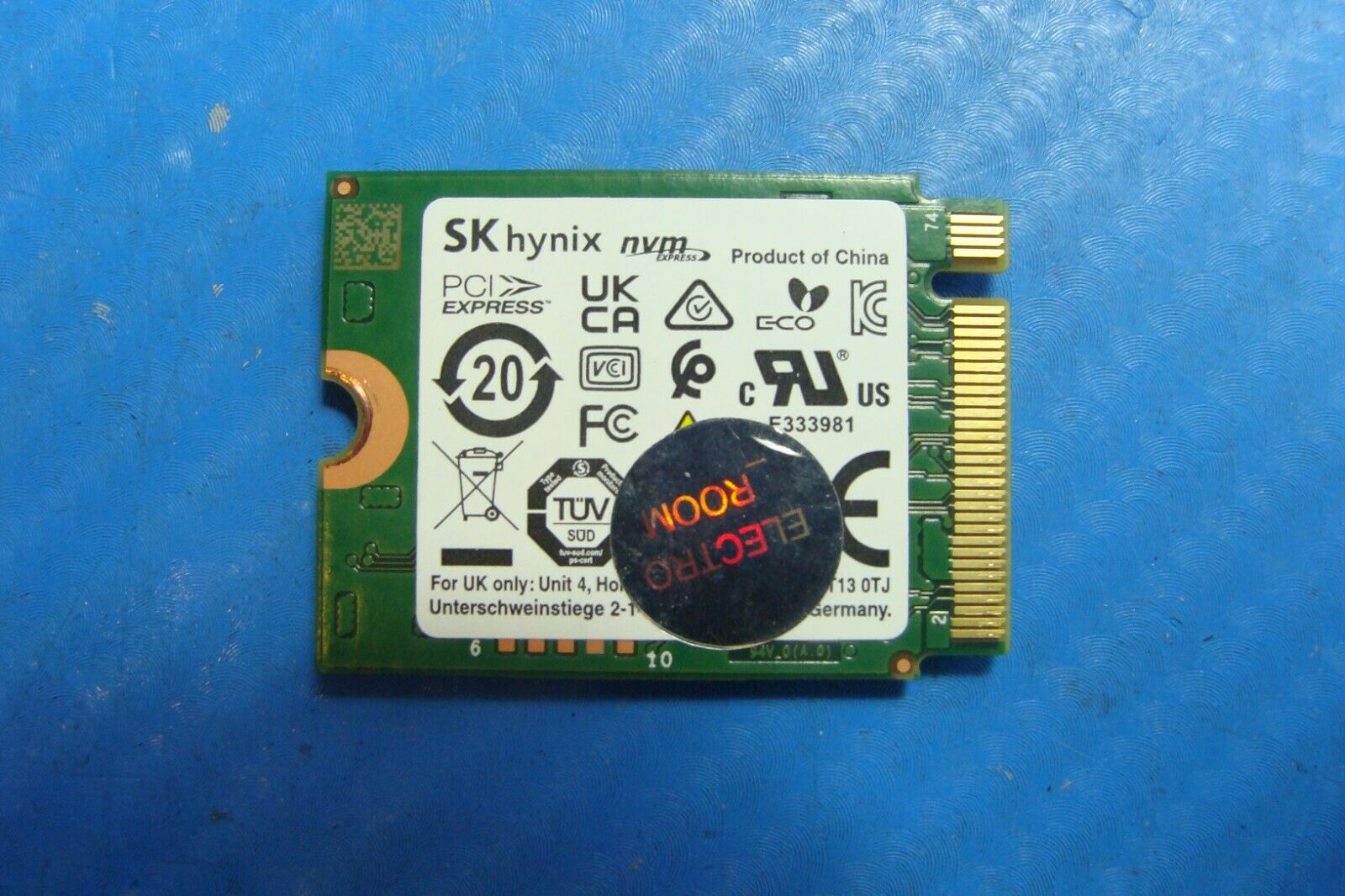 Dell 3520 SK Hynix 256GB M.2 NVMe SSD Solid State Drive hfm256gd3gx013n kfv6t 
