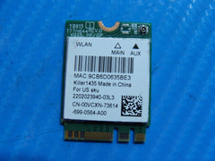 Dell Alienware 13 R3 13.3" Wireless WiFi Card QCNFA344A 0VCXN