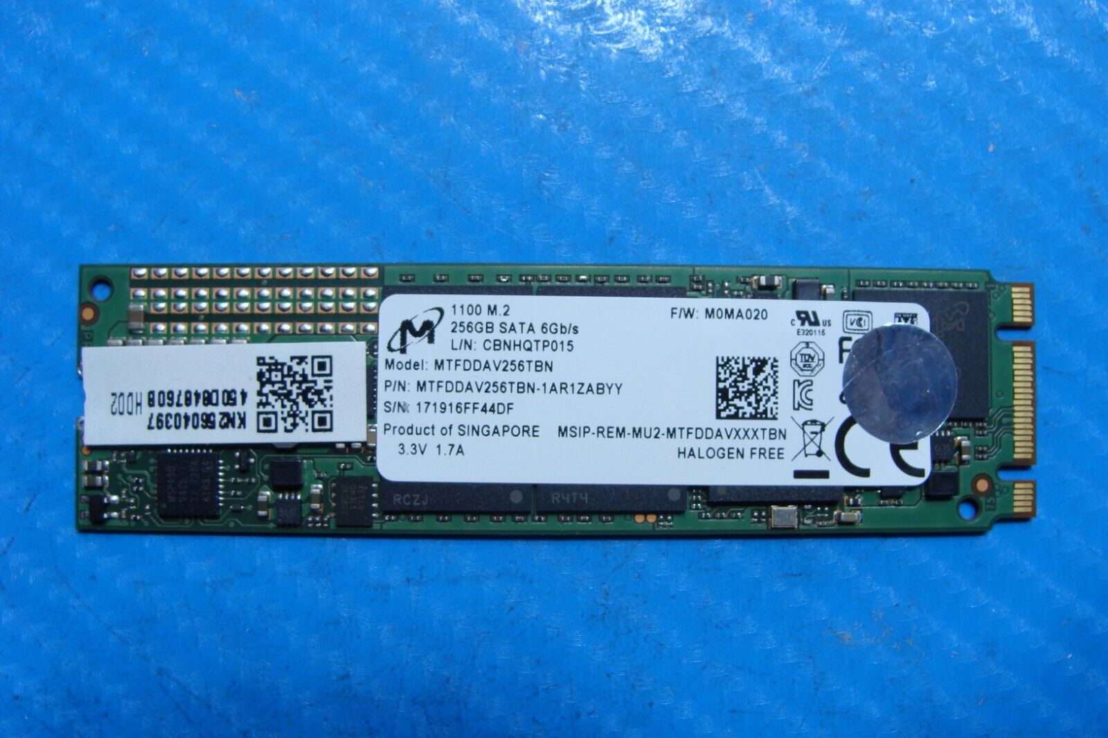 Acer E5-576G-5762 Micron 256GB Sata M.2 SSD Solid State Drive MTFDDAV256TBN