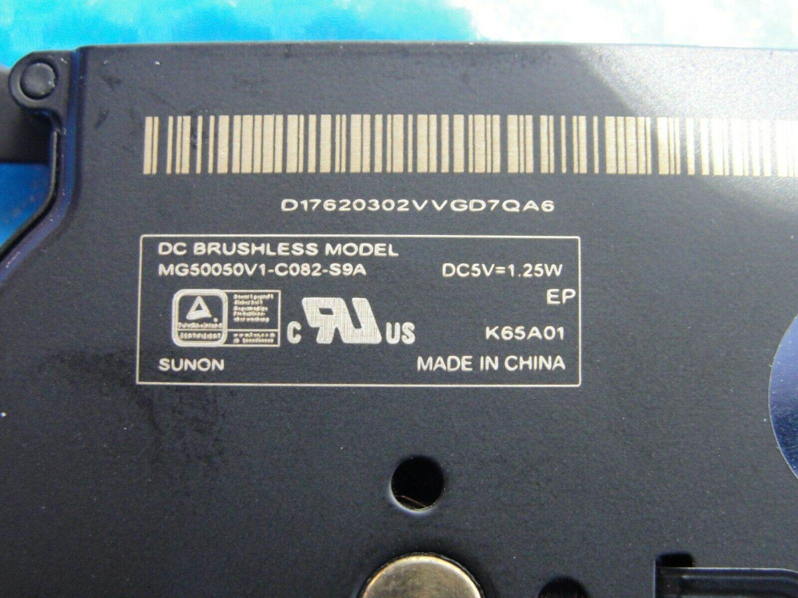 MacBook Air Early 2015 A1466 MJVE2LL/A Genuine Cooling Fan 923-00507 - Tested Computer Laptop Parts