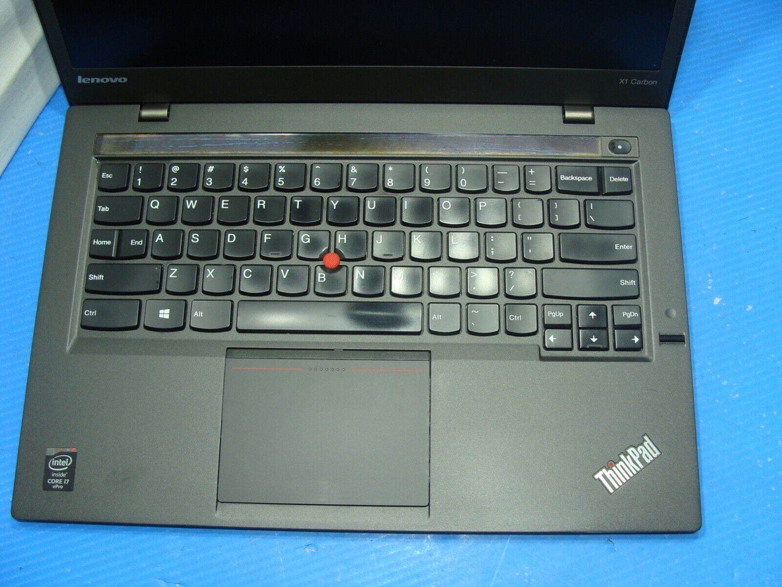 Lot of 2 Lenovo Thinkpad X1 Carbon i7 4600U @ 2.10GHz 8GB RAM Profitable Deal - Tested Computer Laptop Parts