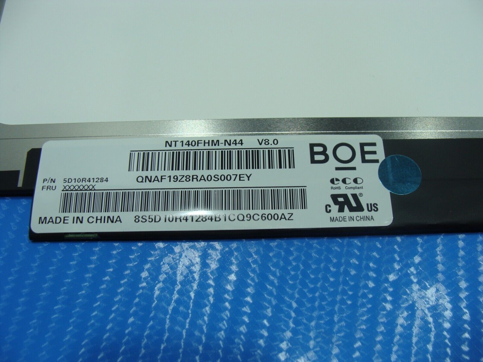 Asus VivoBook 14” F412D Matte FHD BOE LCD Screen NT140FHM-N44 V8.0 5D10R41284
