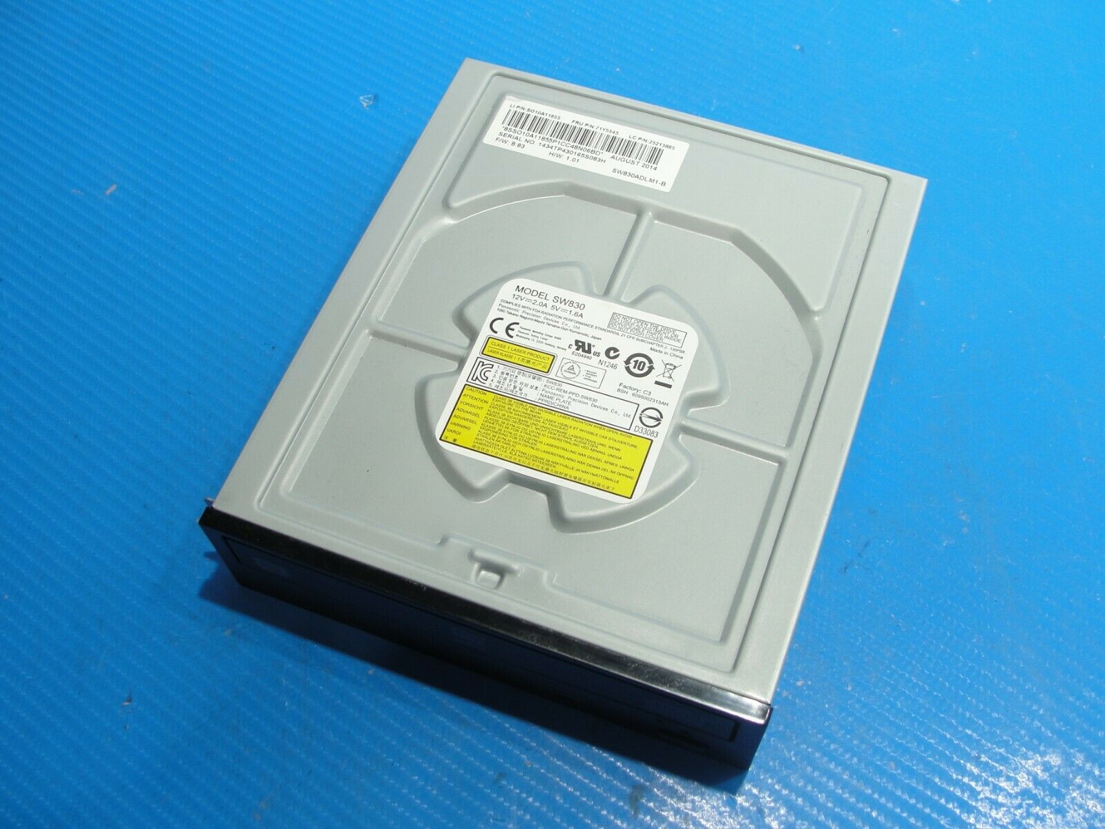 Lenovo K450E OEM Desktop DVD-RW Burner Drive SW830 SO10A11855  71Y5545 25213885 Lenovo