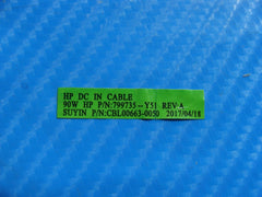 HP Envy x360 15.6” 15m-bp011dx OEM Laptop DC IN Power Jack w/Cable 799735-Y51