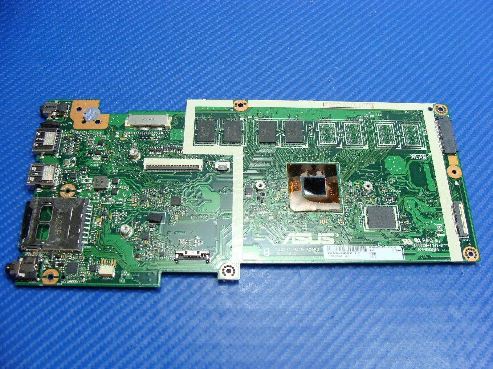 Asus Chromebook C300MA Intel N2830 2.16GHz Motherboard 60NB05W0-MB1511 AS ISGLP* - Tested Computer Laptop Parts