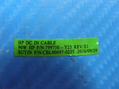 HP ENVY 17t-s100 17.3" Genuine Laptop DC IN Power Jack w/Cable 799750-Y23 - Laptop Parts - Buy Authentic Computer Parts - Top Seller Ebay