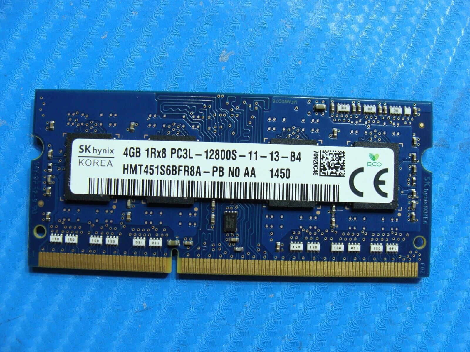 Asus Q503UA SK Hynix 4GB 1Rx8 Memory RAM PC3L-12800S HMT451S6BFR8A-PB