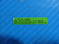 HP Pavilion 15-cc050wm 15.6" Genuine Laptop DC IN Power Jack w/Cable 799750-Y23