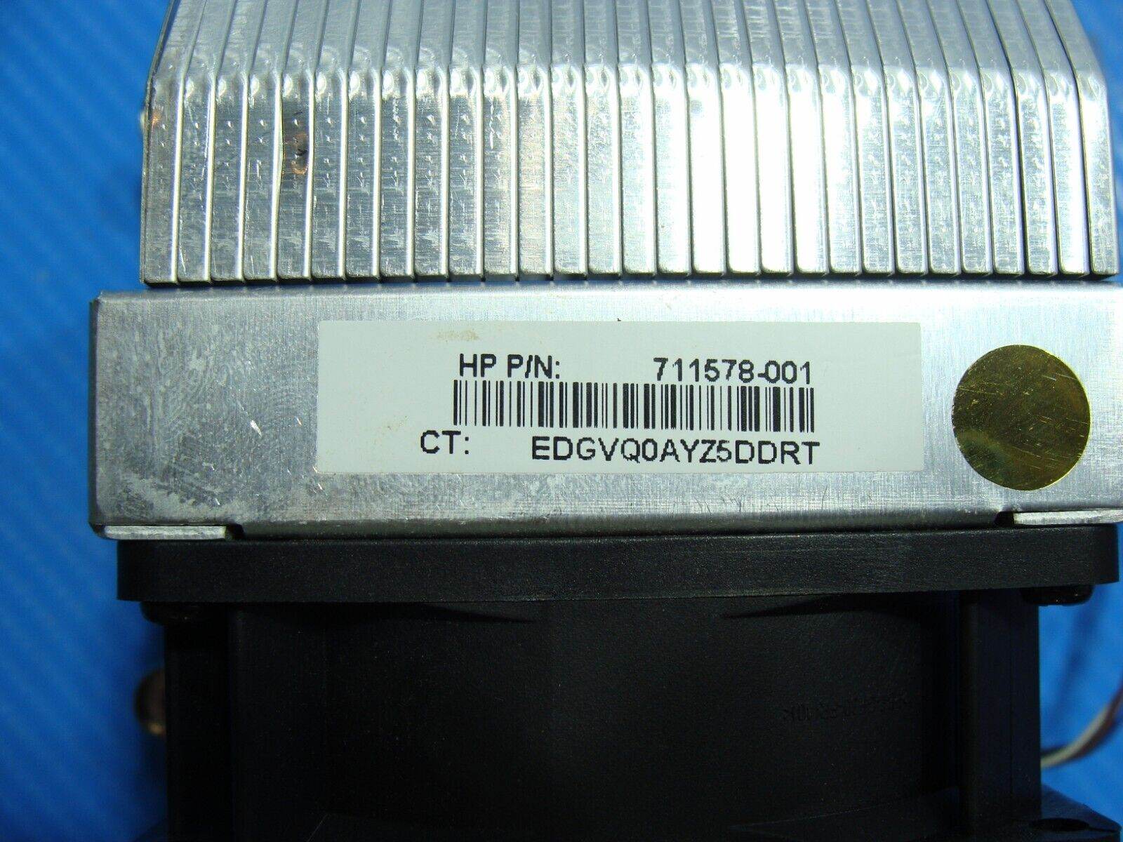 HP EliteDesk 800 G7 Genuine Desktop CPU Cooling Fan w/Heatsink 711578-001 - Tested Computer Laptop Parts