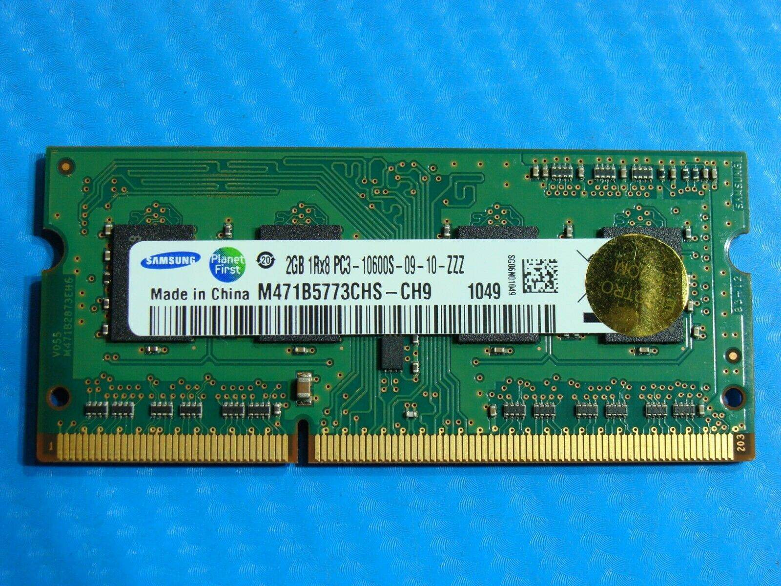 Toshiba Z835-P330 Laptop Samsung 2GB Memory PC3-10600S-09-10-ZZZ M471B5773CHS-CH - Tested Computer Laptop Parts
