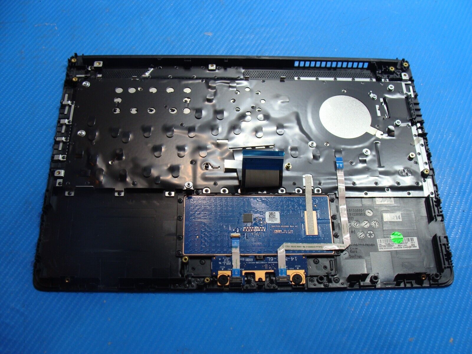 HP 14” 14-cf0052od OEM Laptop Palmrest w/TouchPad Backlit Keyboard 6070B1306601