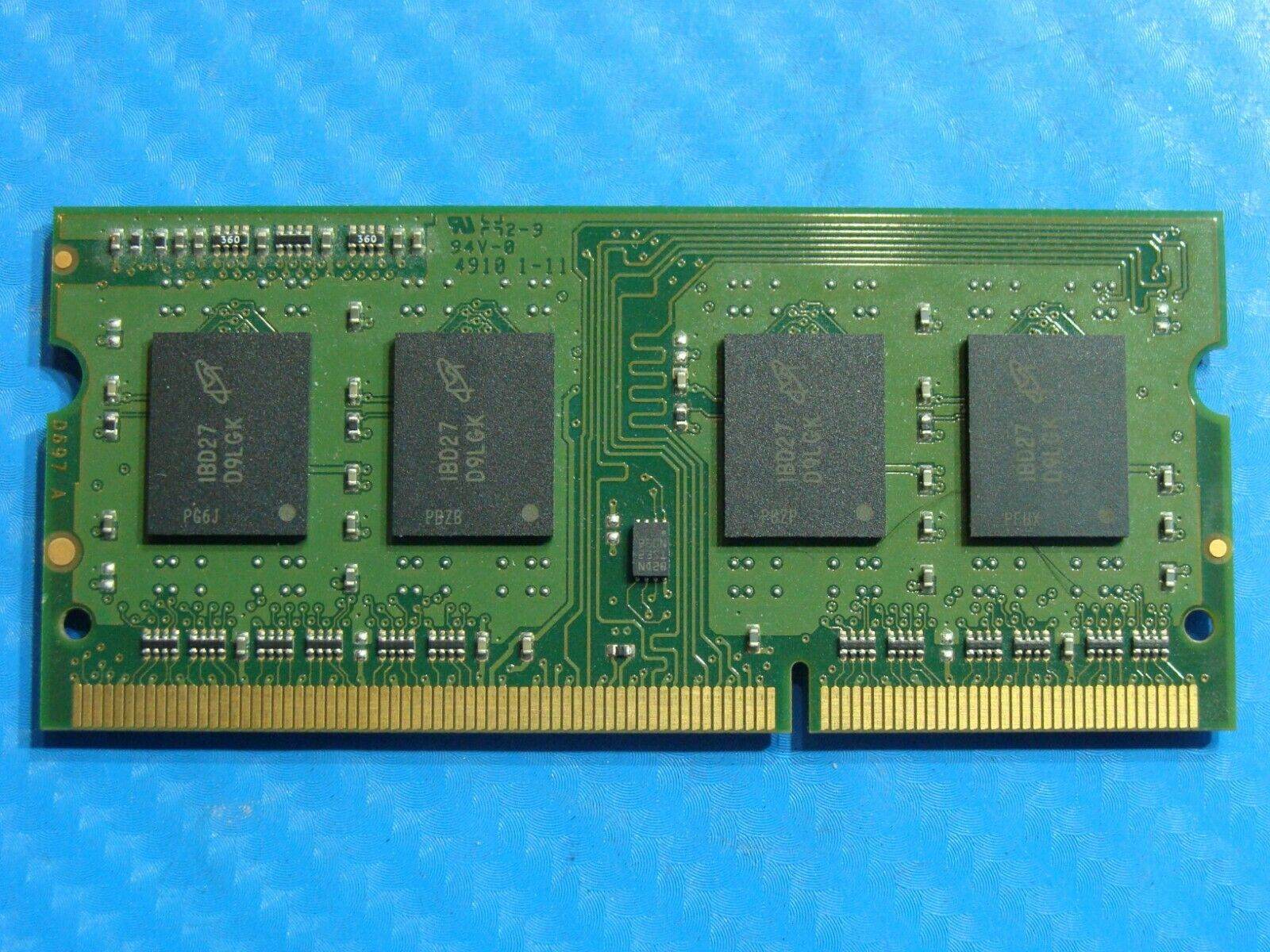 MacBook A1278 SO-DIMM Micron 2GB Memory PC3-10600S-9-10-B1 MT8JSF25664HZ-1G4D1 - Tested Computer Laptop Parts