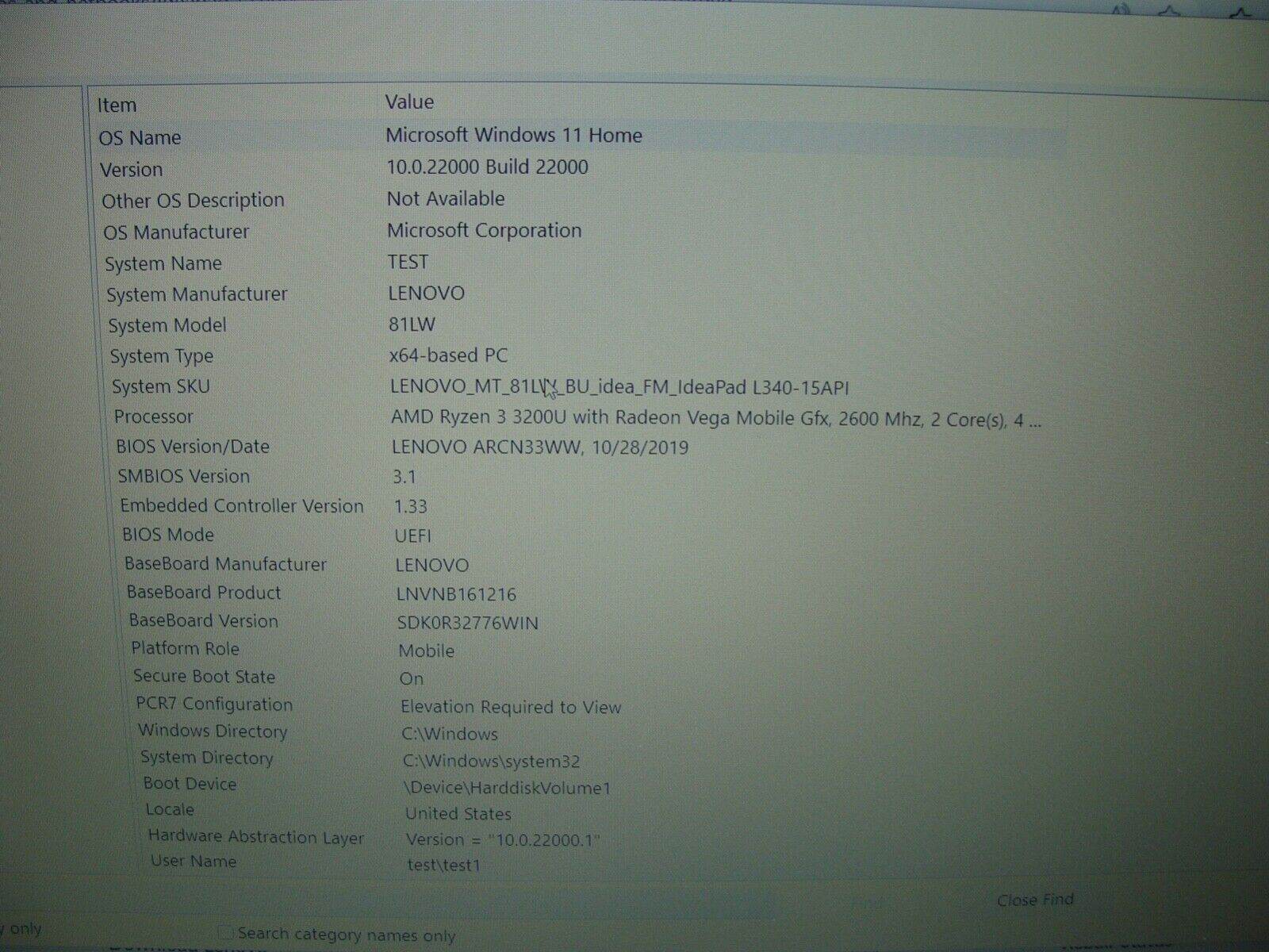 Power Battery Lenovo Ideapad L340-15API Ryzen 3-3200U 2.6Ghz 8GB Radeon GPU 2 GB - Tested Computer Laptop Parts