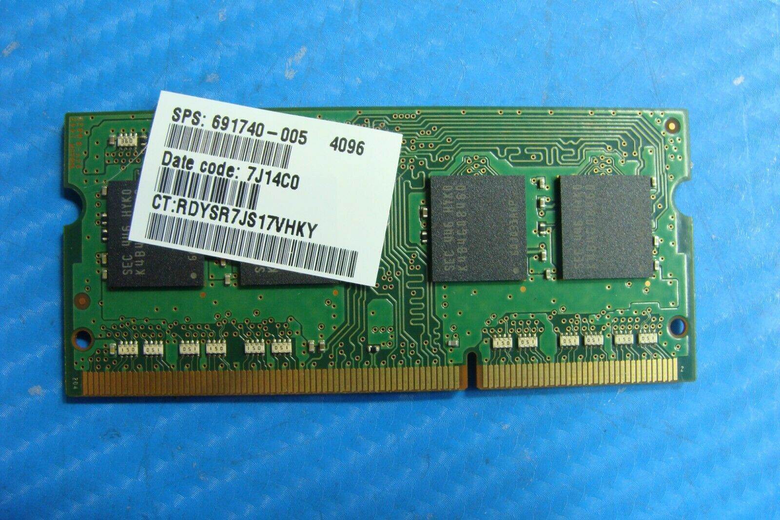 HP 15-r263dx Samsung 4Gb Memory Ram So-Dimm pc3-12800s m471b5173qh0-yk0 - Tested Computer Laptop Parts