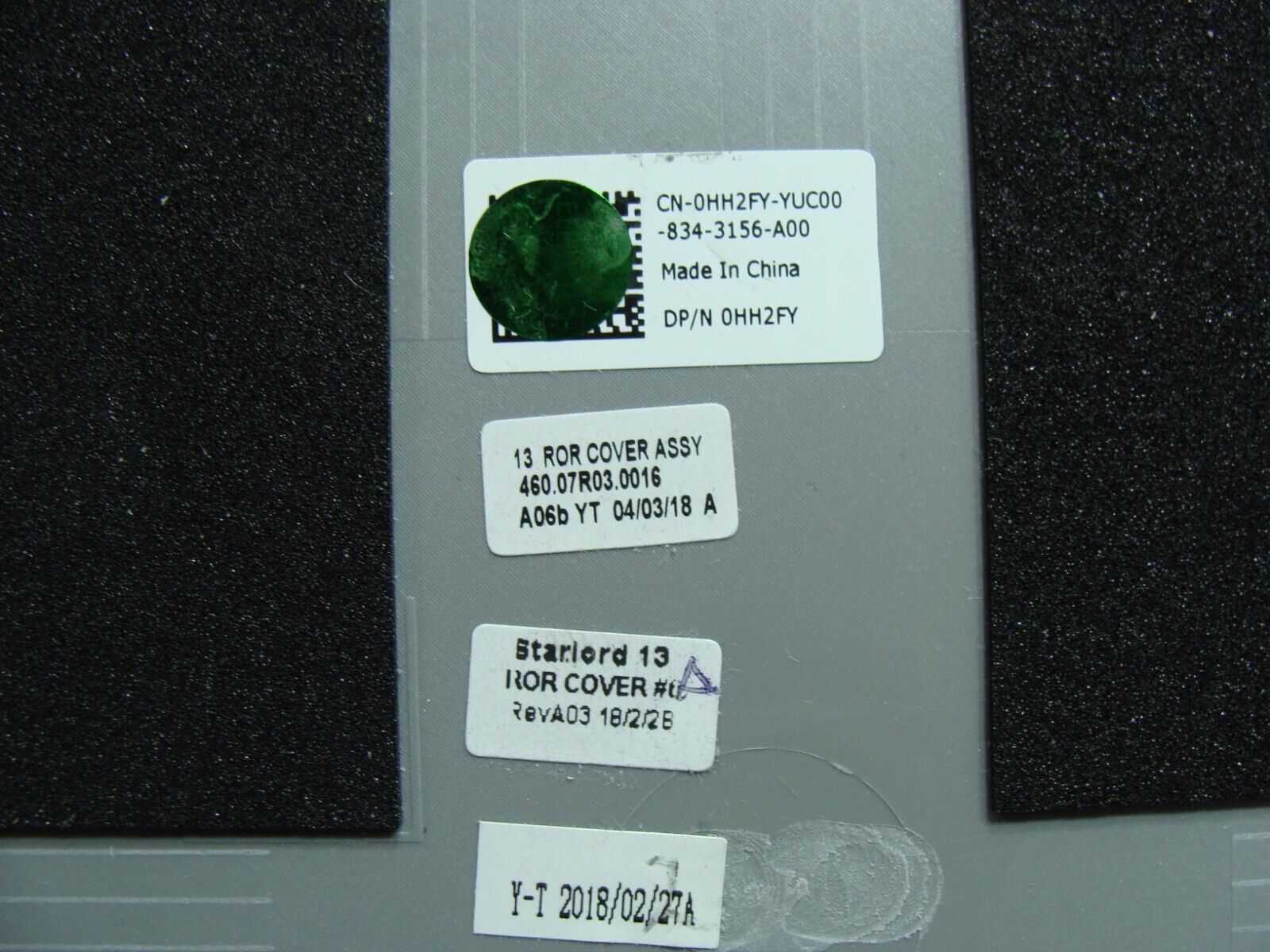 Dell Inspiron 13 5379 2-in-1 13.3 LCD Back Cover 460.07R03.0016 HH2FY