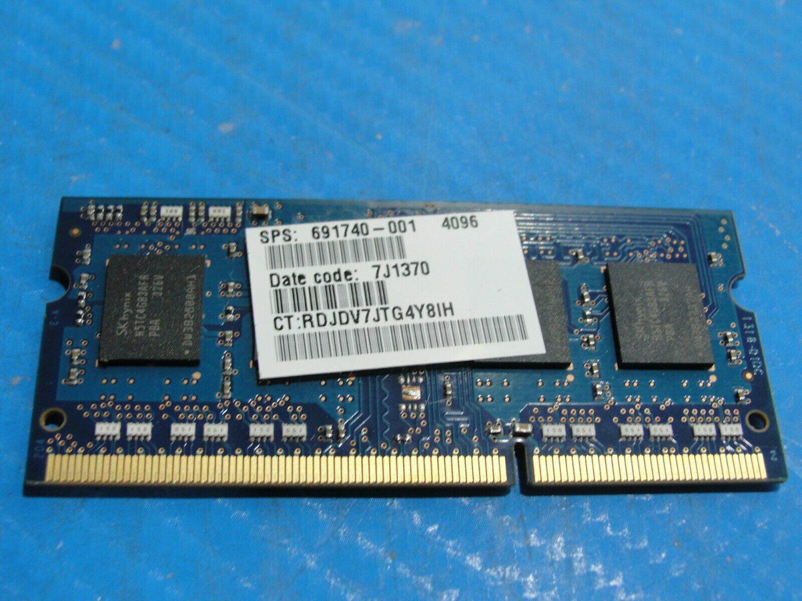HP Envy m6-k015dx Laptop SK Hynix 4GB Memory PC3L-12800S-11-12-B4 HMT451S6AFR8A - Tested Computer Laptop Parts