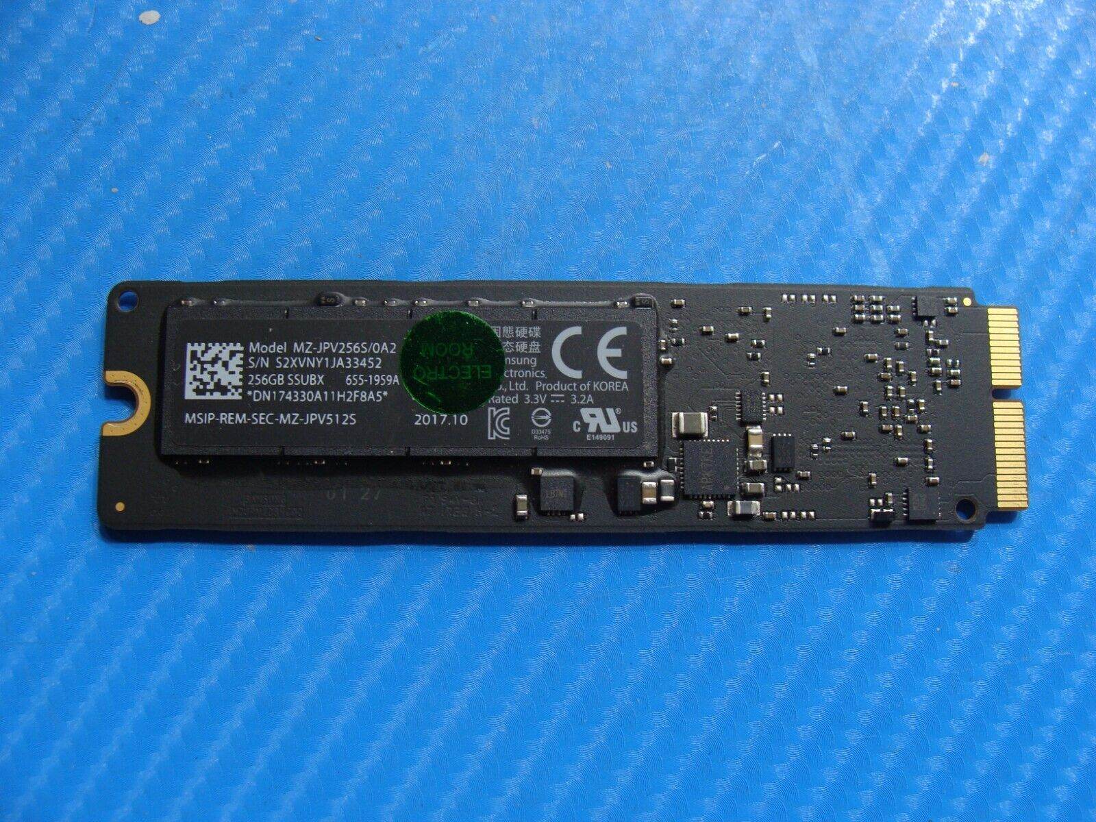 MacBook Air A1466 Samsung 256GB SSD Solid State Drive MZ-JPV256S/0A2 655-1959A - Tested Computer Laptop Parts