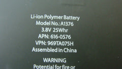 iPad 2 WiFi 16GB A1397 9.7" 2011 MC985LL Back Case Cover w/Battery GS1799903 Apple